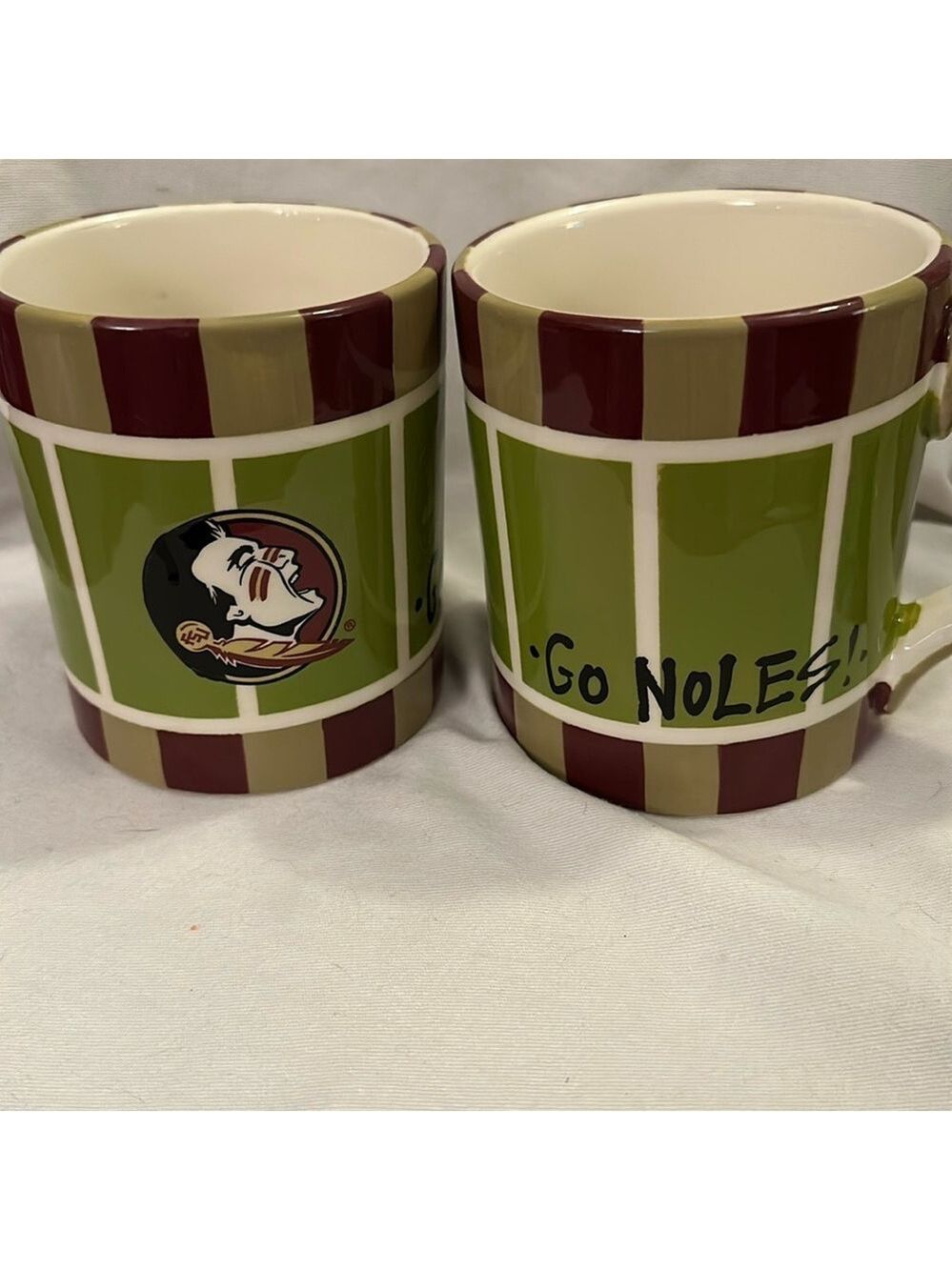 Florida Seminoles 2 Large Mug Both in excellent condition. Perfect for gifting